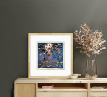 Load image into Gallery viewer, Bubbles &amp; Butterflies-Navy Blue
