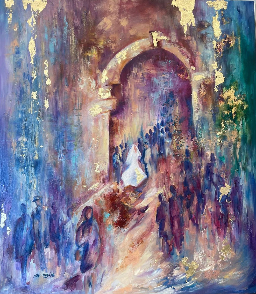 Bride and Groom in Jerusalem